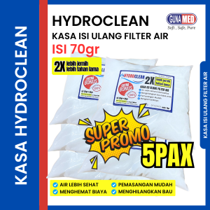 KASA ISI ULANG FILTER ZERNII / PENJERNIH AIR / PAKET HYDROCLEAN ISI 5PAX / ISI 10PAX / ISI 20PAX