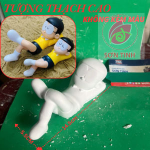 Tượng tô màu Loopy cầm kẹo hồ lô tượng thạch cao trắng tô tượng trò chơi trẻ em