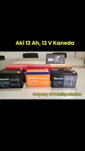 Aki Kering Sprayer 12V 12AH KANEDA/Baterai kering 12 AH