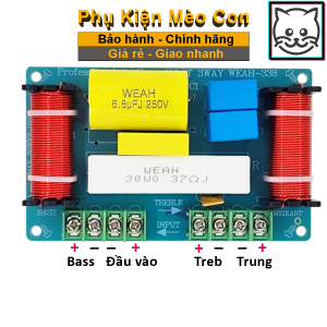 Mạch phân tần loa 3 đường tiếng WEAH338 dùng cho dàn âm thanh gia đình giá 1 chiếc