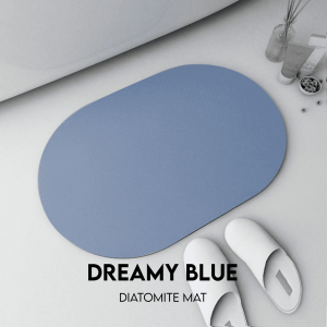 [SG STOCK] Diatomite Soft Modern Mat Absorbent Anti Slip for Toilet Bathroom Shower Floor Placemat
