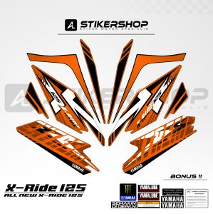 STIKER STRIPING ALL NEW X-RIDE 125 GRAFIS VARIASI 005