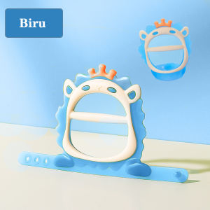 Teether Bayi/Gelang Bayi Teether/Tongkat Geraham Tiga Dimensi Anti Makan Tangan/Teether Kreatif/Teether Silikon Genggam/Bahan Silikon BPA Free