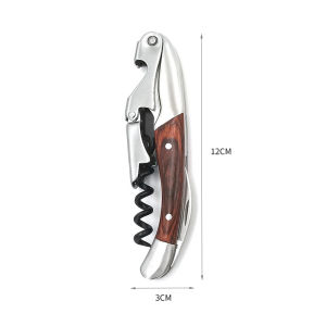 Fypo Multi-Functional Bottle Openers Stainless Steel Wine Cork Screw Corkscrew Wine Opener and Foil Cutter Kitchen Gadget Wine Tools