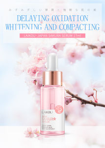 LAIKOU Serum Sakura Nhật Bản Dưỡng Ẩm Làm Sáng Mờ Vết Nhăn 17Ml + 1Ml