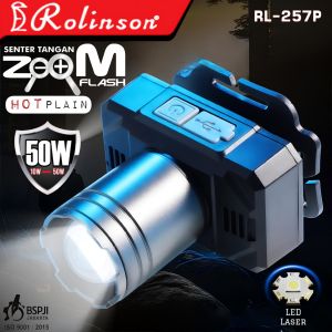 Senter Kepala Zoom Flash 50W 3 Mode Cahaya RL-257P FHLC