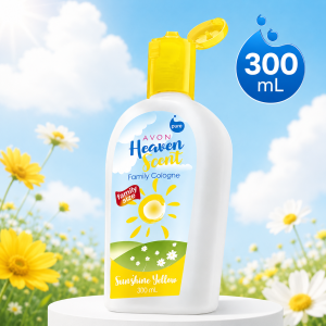 Avon Heaven Scent Sunshine Yellow Family Cologne
