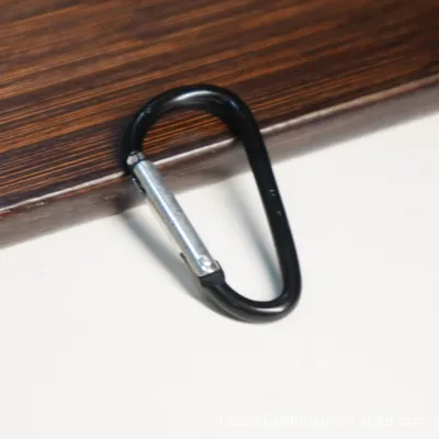 【Local Seller】Keyring Mendaki Carabiner Clip Aluminum D Shape Climbing Camping Hiking Spring Snap Hooks Alloy Buckle