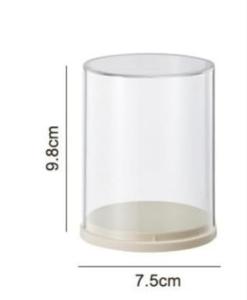 Zoopa 1Pc Transparent Doll Display Box Stackable Doll Blind Box Doll Display Stand for Pop Mart Lego Collectibles Action Dust-Proof All-Round Display of Dolls Lego