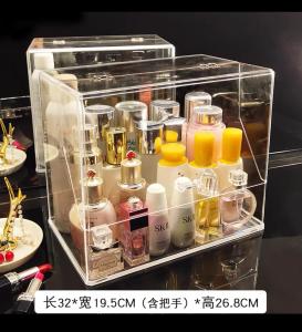 ❣️SPACEIDEAS❣️ Stackable Thickness Acrylic Makeup Organizer Box Makeup Box Makeup Storage Makeup Holder Makeup Stand Cosmetics Box Cosmetics Organizer Cosmetics Holder Cosmetics Storage Cosmetics Stand Perfumes Box Perfume Stand Desktop Box Desk Box