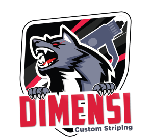 DIMENSI STRIPING MEGAPRO HEREX VARIASI STIKER MOTOR MP HIU 001
