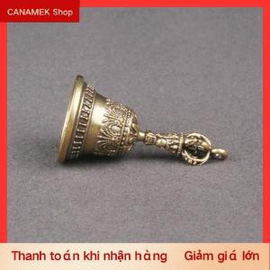 CS Giáng sinh đồng chuông Sáng tạo quà tặng trang trí Nhà Phụ kiện đồng thau thủ công đúc chết chuông thả chìa khóa xe Nút chuông gió