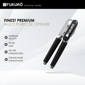 Fukuro Premium Multi Purpose Can Opener / Stainless Steel Opener Kitchen Utensils / Pembuka Tin