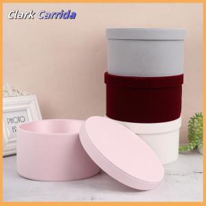 [Clark Carrida] 1 cái vòng Flannelette Hộp Hoa florist Quà Tặng bên bao bì hộp trang trí