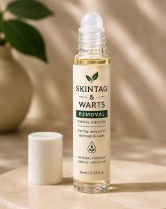 Skin Tag & Wart Remover - Natural Topical Oil for Face & Body Gentle Formula 10ml