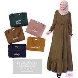 DRES WANITA MODEL TERBARU BUSUI KEKINIAN TAGAN PANJANG GAMIS DEWASA KE ONDAGAN
