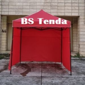 Tenda Lipat 3x3 Lengkap Dinding Polos 3 Sisi