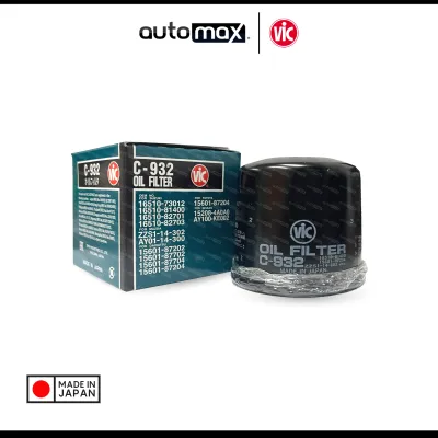 VIC Oil Filter C-932 - Toyota Wigo Suzuki Alto Celerio Ertiga S-presso Swift | Made in Japan
