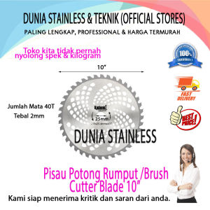 Pisau Potong Rumput /Brush Cutter Blade 10"