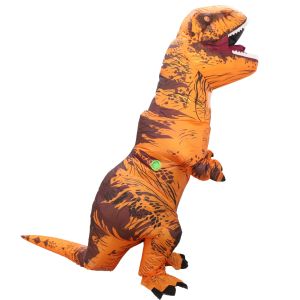 T-Rex Inflatable Costume Standing Dinosaur Mascot for Halloween & Christmas Fun Animal Party Role-playing Outfit Apparel2026