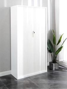 [CozyNest ]Steel Sliding Roller Shutter Door Storage Cabinet Large Capacity Balcony Cabinet