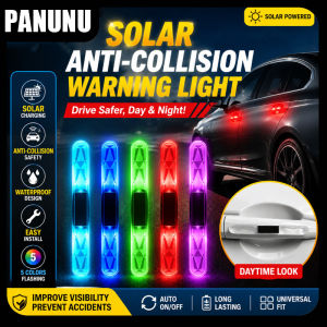 Car Door Warning LED Light RGB Flashing Anti Collision Waterproof for Cars SUVs Motorcycles