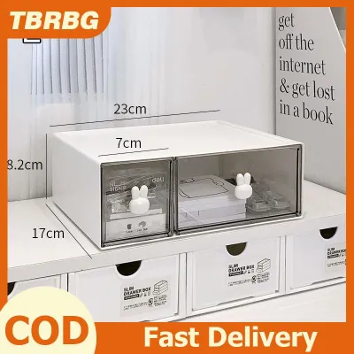 TBRBG Thỏ xử lý kết hợp ngăn kéo hộp văn phòng phẩm tổ chức Máy tính để bàn sinh viên đa ngăn kéo ngăn bút chì tủ