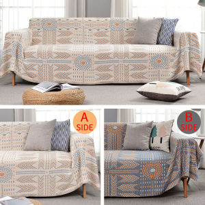 Cotton Sofa Blanket Double Sided Bohemian Air Conditioner Blanket Gauze Towel Quilt Multi-size Sofa Cover