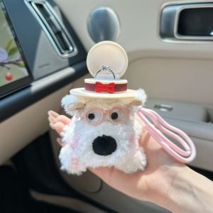 BFCGBH Stuffed Plush Puppy Doll Ring Box Display Plush Wedding Ring Case Creative Cute Couple Rings Holder For Girlfriend
