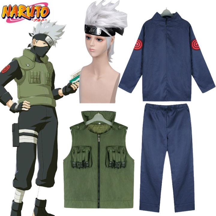 Women Costume - Anime Cosplay Ninja Suit Coat Pants Set