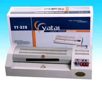 Máy ép plastic YT-320 khổ A3 giá rẻ