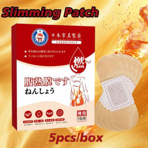【SG in stock】Slimming Patch 5pcs Fat Burner Detox Slimming Stomach Patch Fat Belly Patch Weight Loss for Lazy People