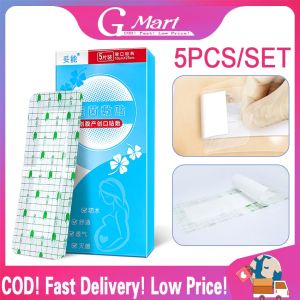 5pcs Adhesive Bandages Non-woven Waterproof Medical Bandage Fixation Tape Wound Dressing Bandage Pad Plasters Health Care Dressing-Patch