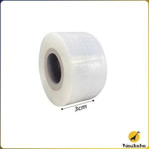 Naukaha【Ready in Stock】 Plastic Packaged PE Stretch Film Cling Wrap Wide 3cm 4cm 5cm