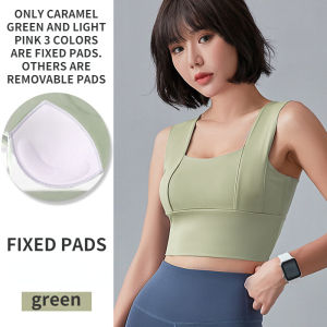 SUPERFLOWER Womens Seamless Support Sports Bras Wireless Yoga Vest Underwear Fitness Jogging Gym Tops