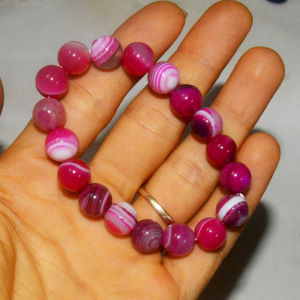 [HCM]Vòng tay chuỗi đá mã não loang sọc-Nhiều cỡ ly