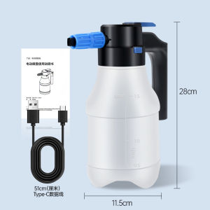 【ส่งเดี๋ยวนี้】เครื่องพ่นโฟมไฟฟ้าเครื่องกำเนิดโฟม 2L สำหรับล้างรถ2600mAh แบตเตอรี่ลิเธียมทนทานต่อล้างรถผ้าขนหนูโฟมล้าง รุ่นอัพเกรด