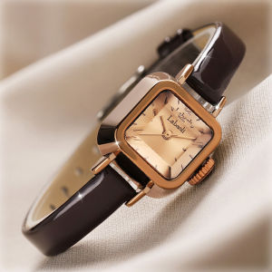 Jam Tangan Wanita Casual Analog Kulit Pu Leather Premium Asli Original New Model Terbaru Fashion Import Aksesoris Arloji Mens Watches Trendi Dial Kecil Minimalis Stainless Steel Titanium Tahan Karat -JW21