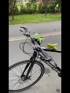 2026 1PC Cute Dinosaur Charms Bicycle Handlebar Decoration for MTB and Road Bike Bike Accessories Cycle Accessories
