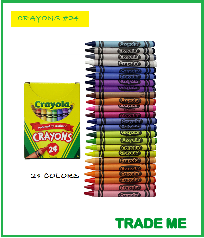 24 Pack Crayola Crayons Color List
