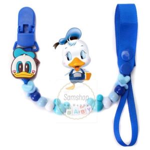 【SG Seller🇸🇬】Cute Cartoon Baby Pacifier Clip Teether Soothie Chain with Beads and Strap