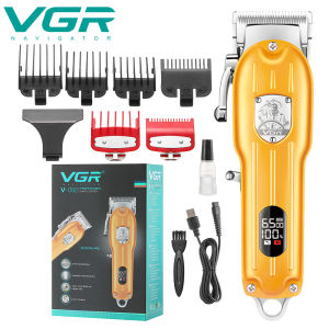 Orginal VGR V-092 Professional Hair Clipper High Quality Trimmer Hydraulic digital display