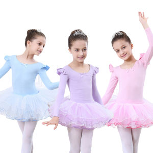 LOLANTA 2Pcs Kids Girls Ballet Leotard + Tutu Skirt Outfits Childrens Ballet Dance Performance Costumes Birthday Gifts Princess Costume