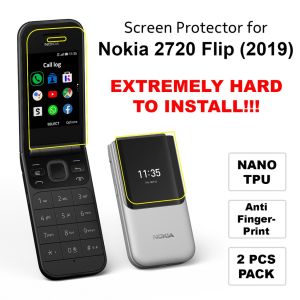Nokia 2720 Flip 2019 Nano TPU Hydrogel Film Shock Absorption Screen Protector Guard