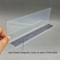 PVC Shelf Dividers Clear Closet Shelf PVC Barrier Table Shield Divider For Store/Office. 