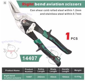 TUOSEN Aviation Snips Straight Left Right Cut Cutter Dawai Gunting Pemotong Dawai Besi metal Steel Scissor Wire plier seT Can Cut Iron Sheets Stainless Steel Plates Hoses Paper Sheets Wires hand tool tools