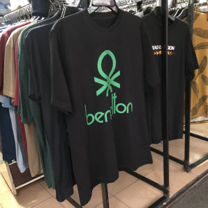 Benetton Tshirt Material 100% Cotton Black Short Hands & Long Hands T-SHIRT Size S M L XL XXL 3XL 4XL SHORTSLEEVE & LONGSLEEVE T-SHIRT JUST ORDER IMMEDIATELY