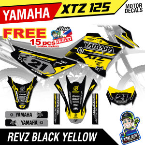New YAMAHA XTZ 125 Revz Edition Premium Motorcycle Decals Stickers Kit