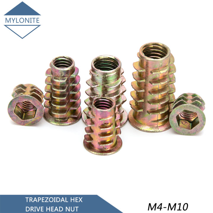 20Pcs M6x20mm Insert Nuts - Hex Drive Screw-in Nuts For Wood Furniture & Joinery - View #9