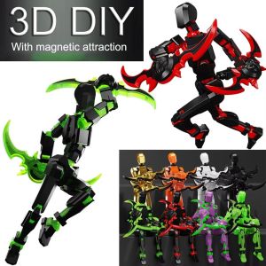 BEIBEI Multi-Jointed Dummy 3D Printed Mannequin Figures Toys Model Doll DIY 13 Action Figure Robot Toys DIY Luminous  Figures Kids Adults